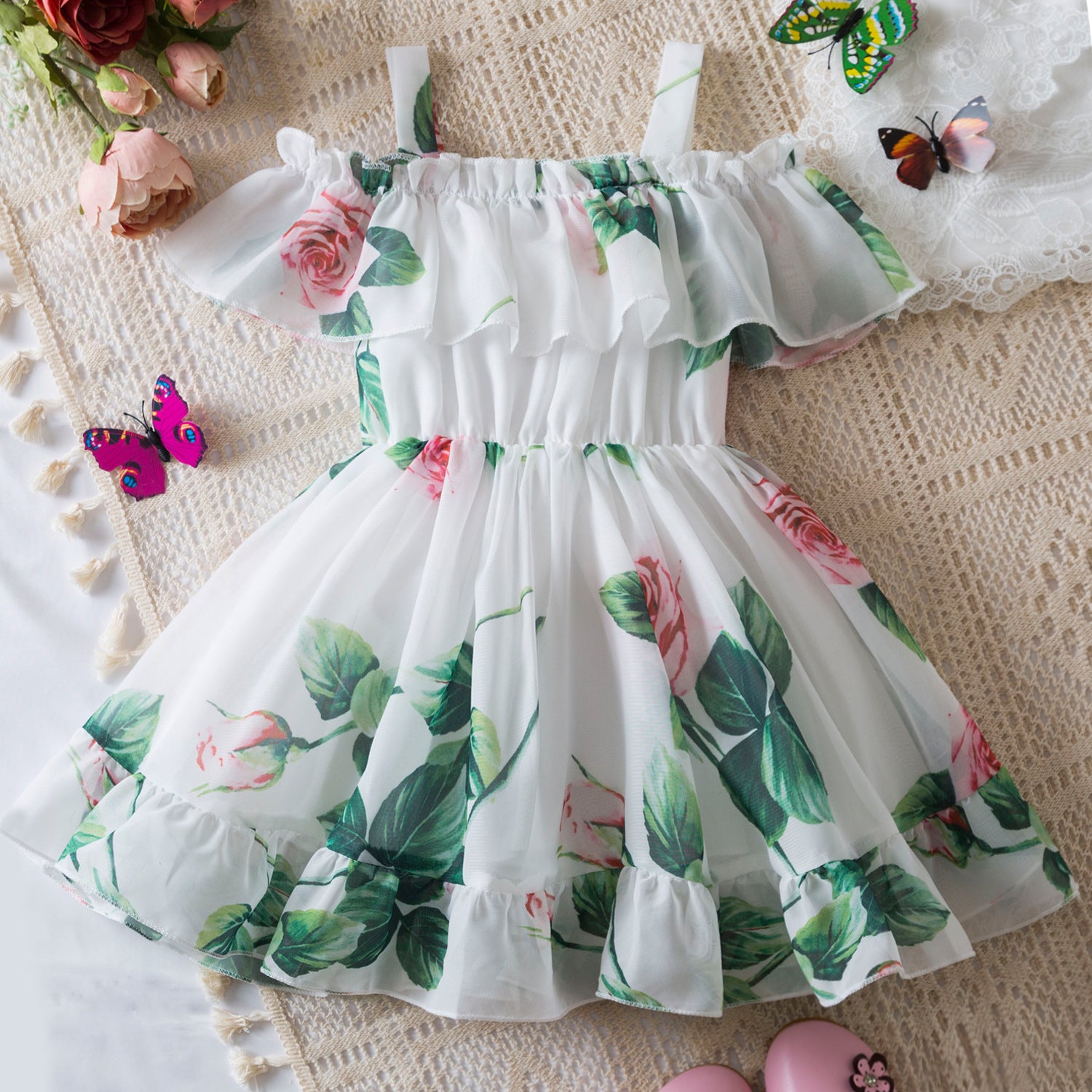 Rochie cu detalii Elarion Verde