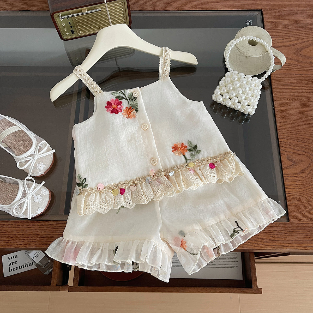 Set din doua piese Zuvia Crem