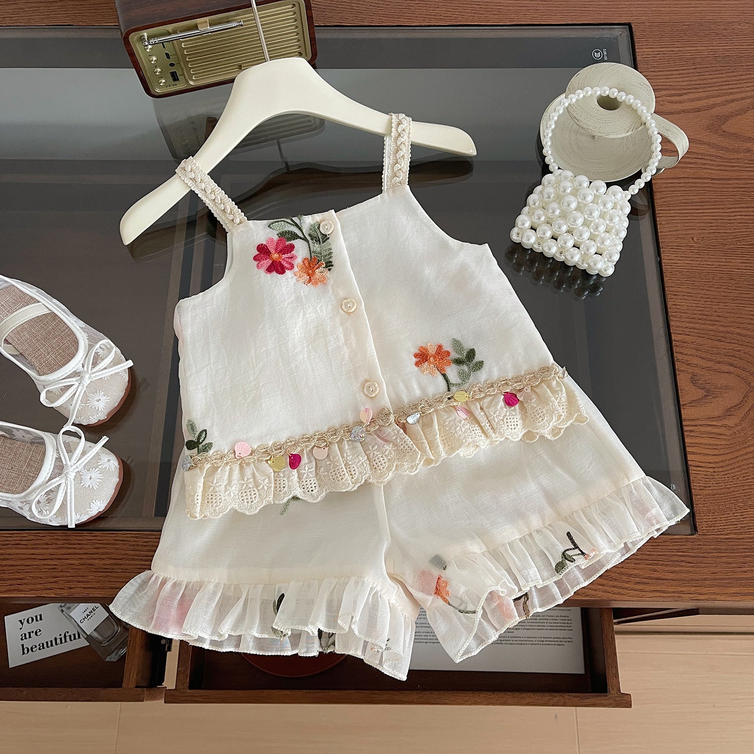 Set din doua piese Zuvia Crem