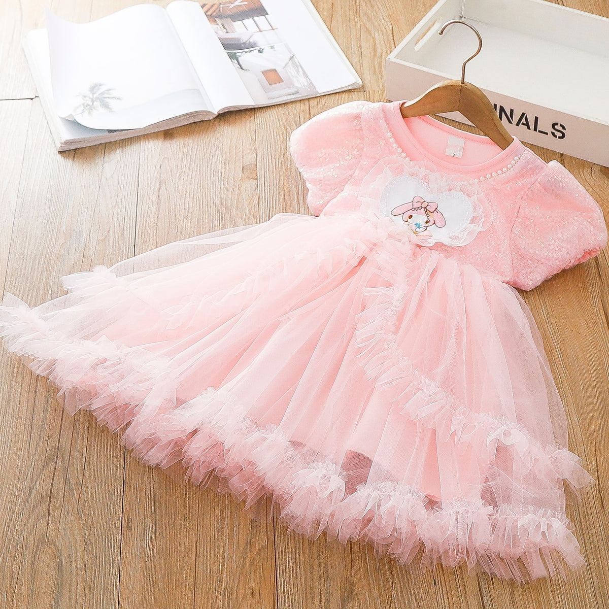 Rochie cu detalii Manery Roz