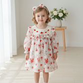 Rochie cu cordeluta Ikena Rosu