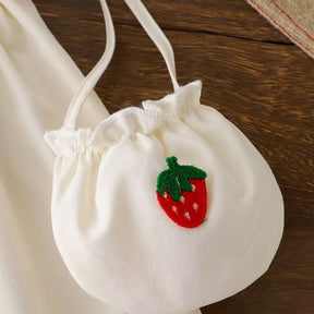 Rochie cu posetuta Kanaer Crem