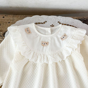 Rochie cu detalii Jolira Crem