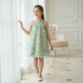 Rochie cu fundita Jone Verde