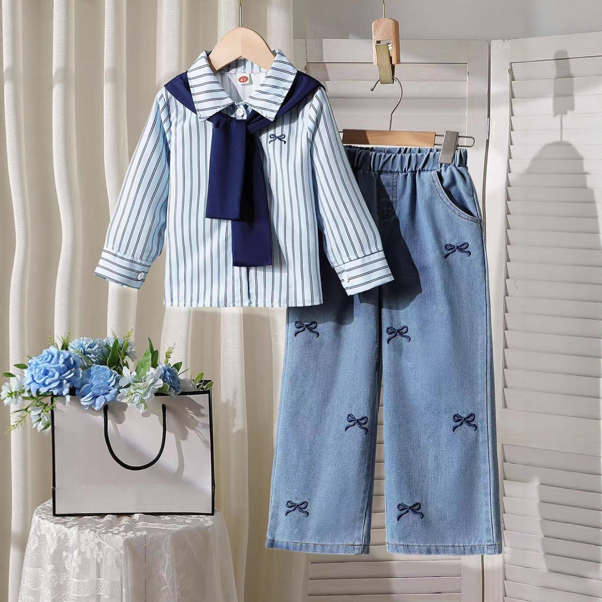 Set din doua piese Ravna Albastru