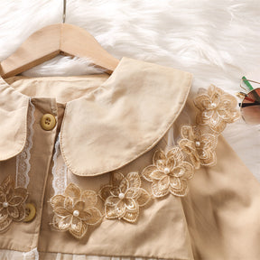 Rochie cu detalii Andira Crem