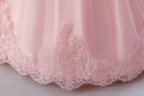 Rochie cu detalii Elvila Roz