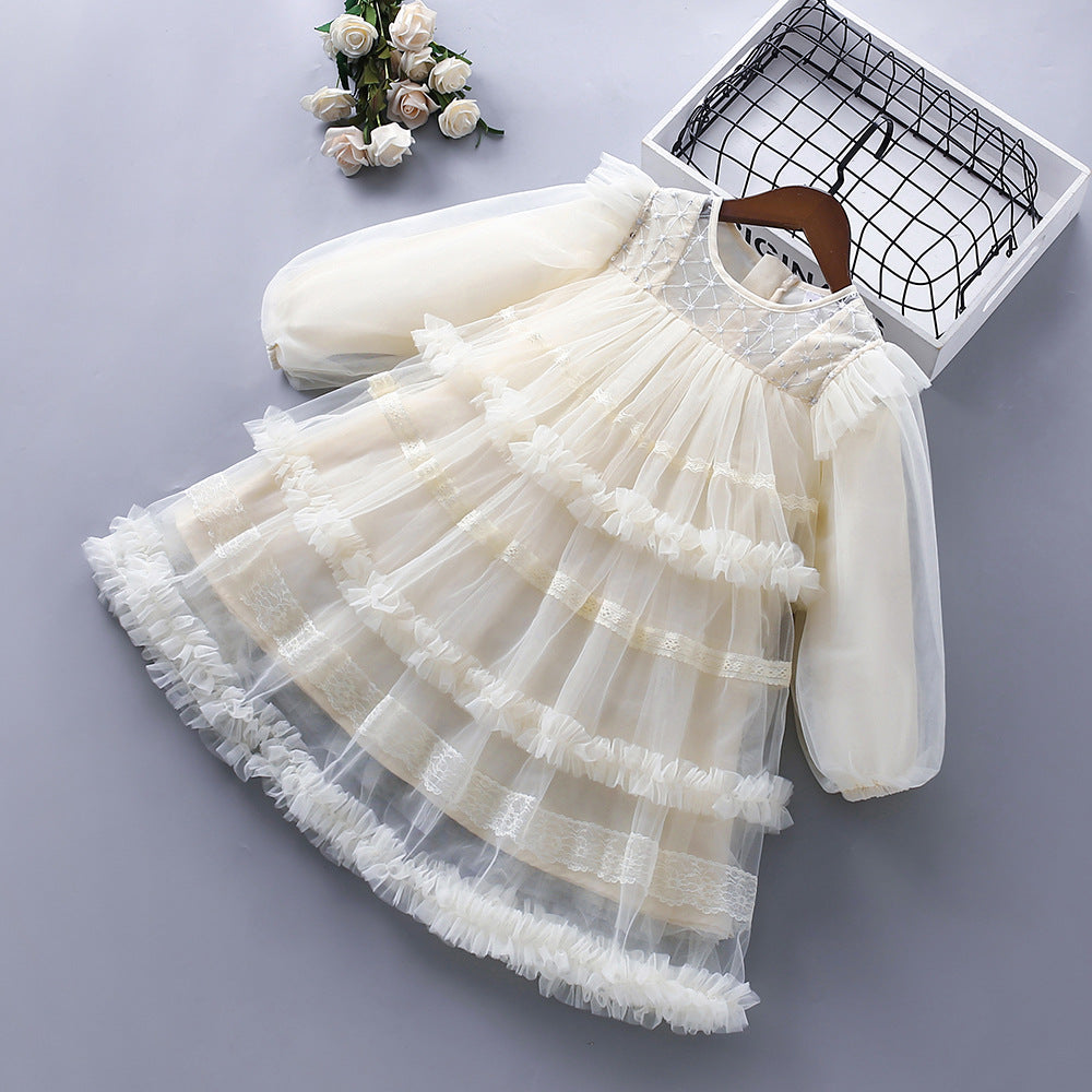 Rochie cu detalii Danaera Crem