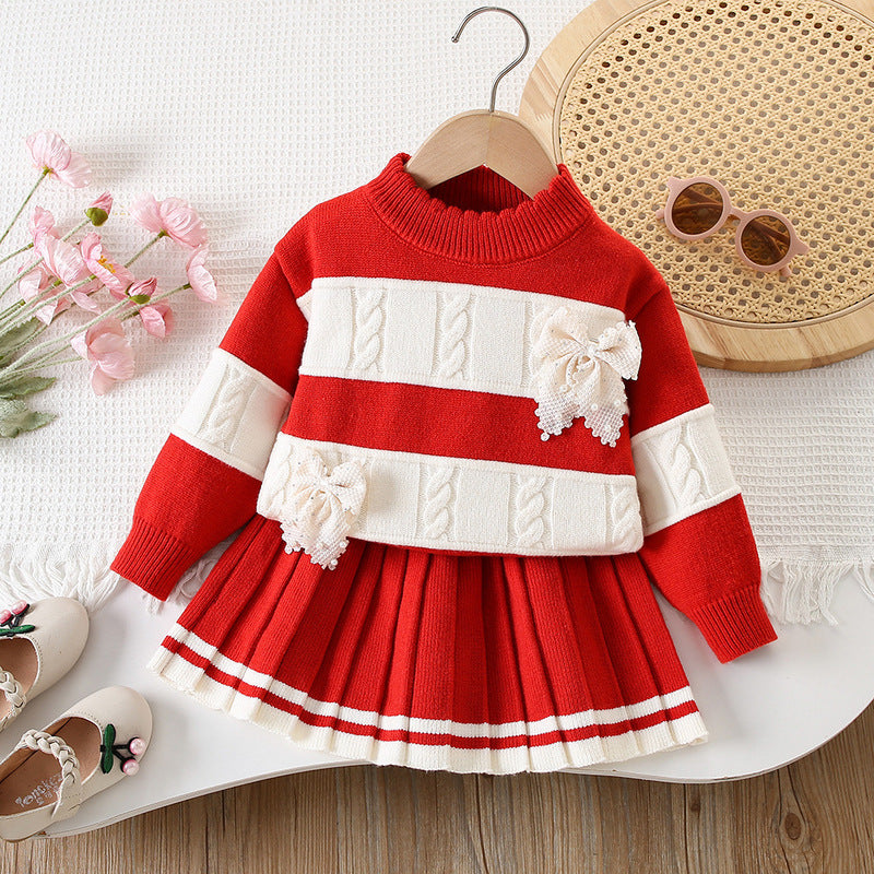 Set din doua piese Alusia Rosu