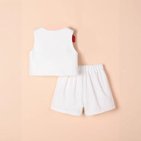Set din doua piese Sanila Alb