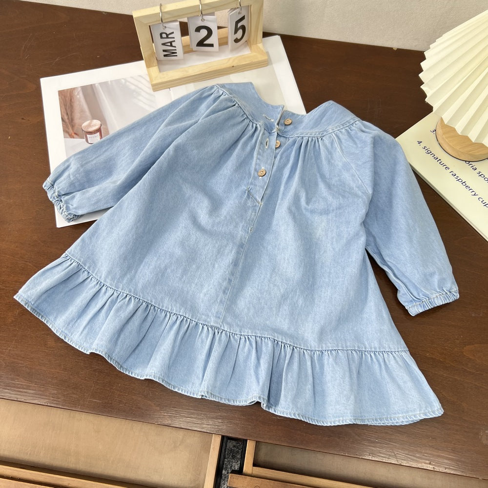 Rochie cu detalii Fandy Albastru