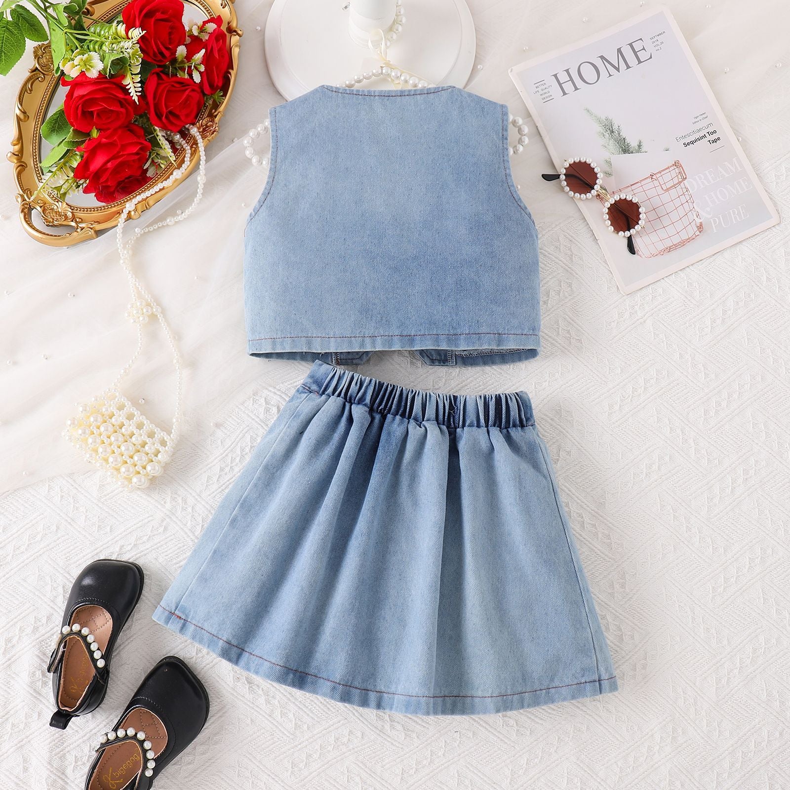 Set din doua piese Janisa Albastru