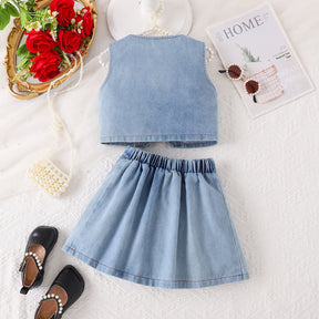 Set din doua piese Janisa Albastru