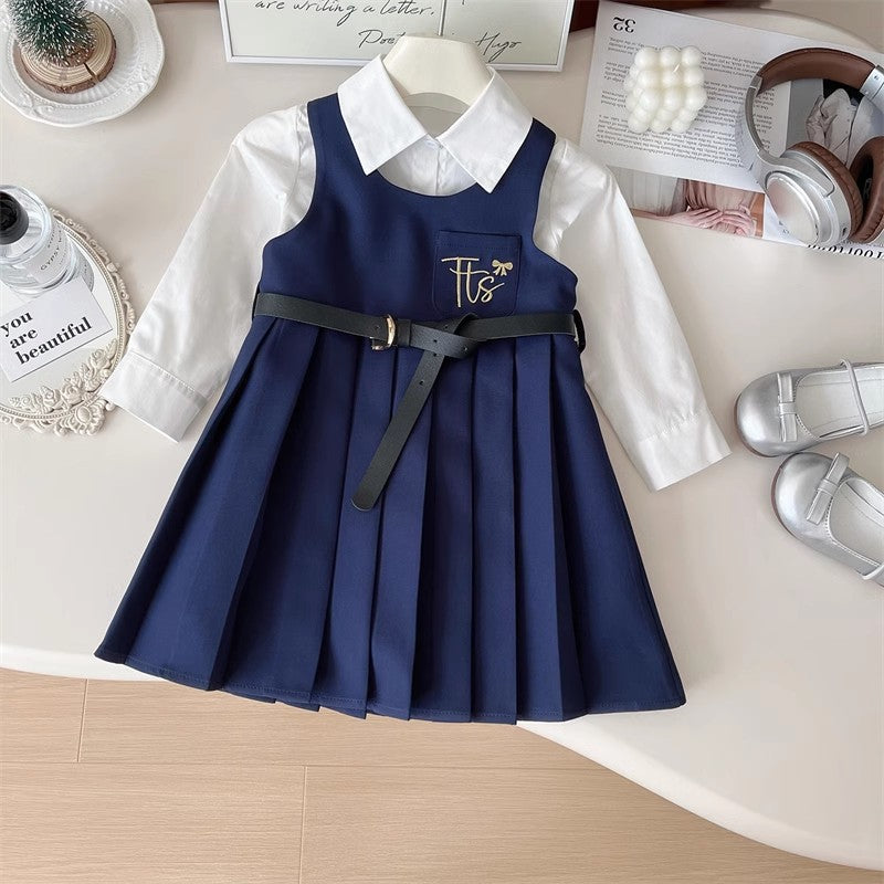 Set din doua piese Azta Bleumarin
