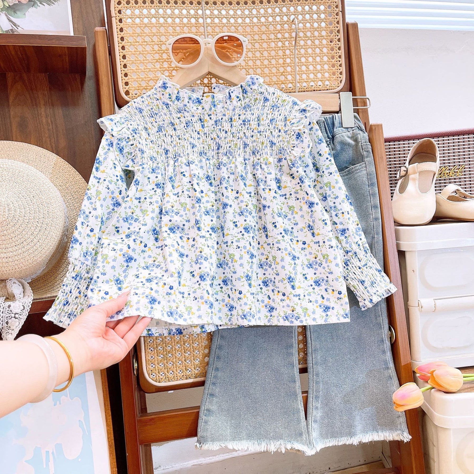 Set din doua piese Remyn Albastru