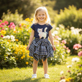 Set din doua piese Ribbon Bleumarin