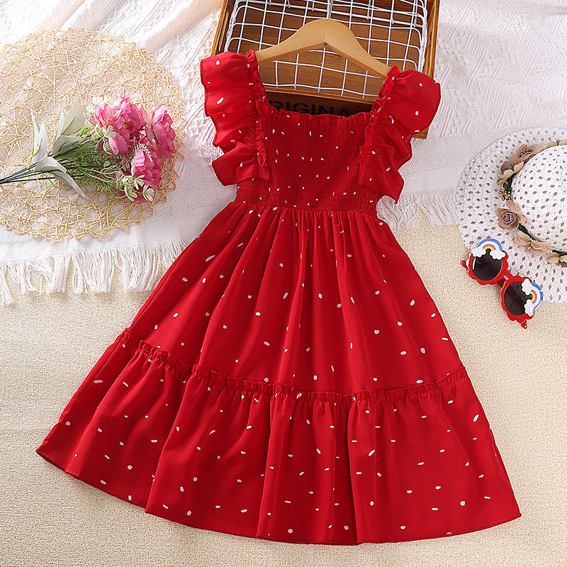 Rochie cu detali Rihane Rosu