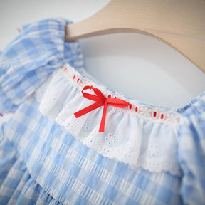 Rochie cu palarie Evria Albastru