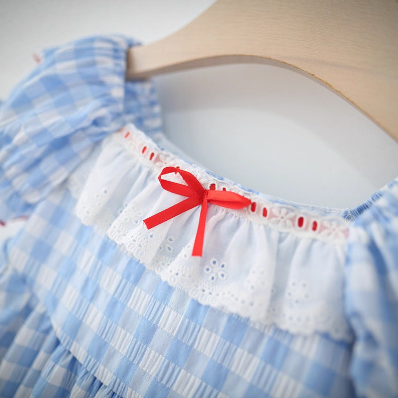 Rochie cu palarie Evria Albastru