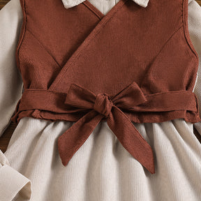 Rochie  cu vesta Edona Crem