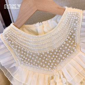 Rochie cu detalii Reliny Crem