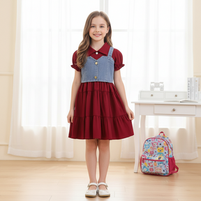 Rochie tip camasa cu vesta Jane Visiuniu