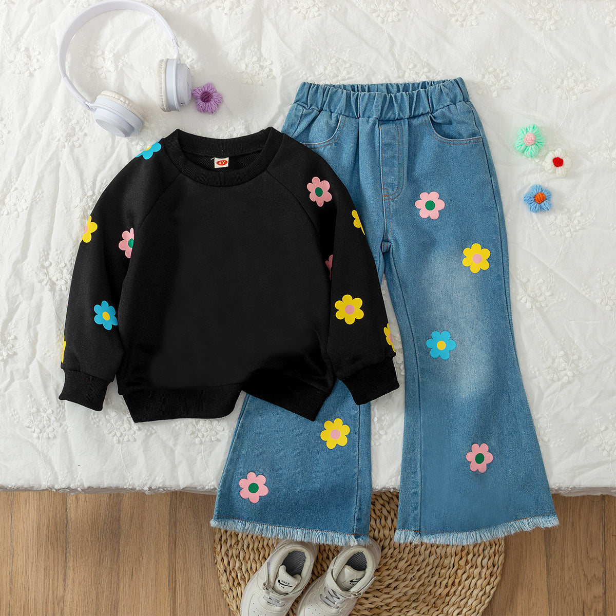 Set din doua piese Losira Negru