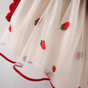 Rochie cu detalii Lilina Rosu