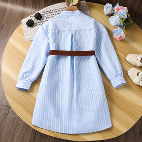 Rochie tip camasa Federina Albastru