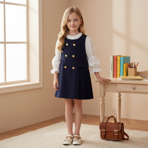 Set din doua piese Viviana Bleumarin