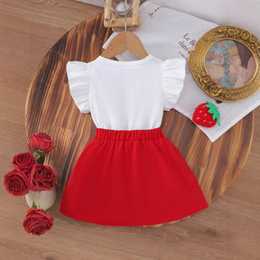 Set din doua piese Milora Rosu