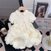 Rochie cu detalii Dori Crem