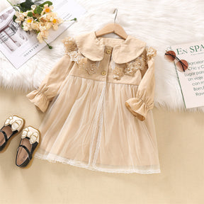 Rochie cu detalii Andira Crem