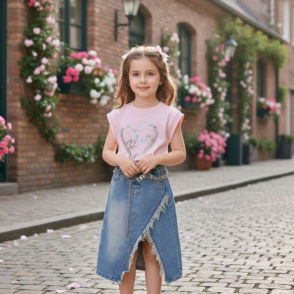 Set din doua piese Zavi Roz