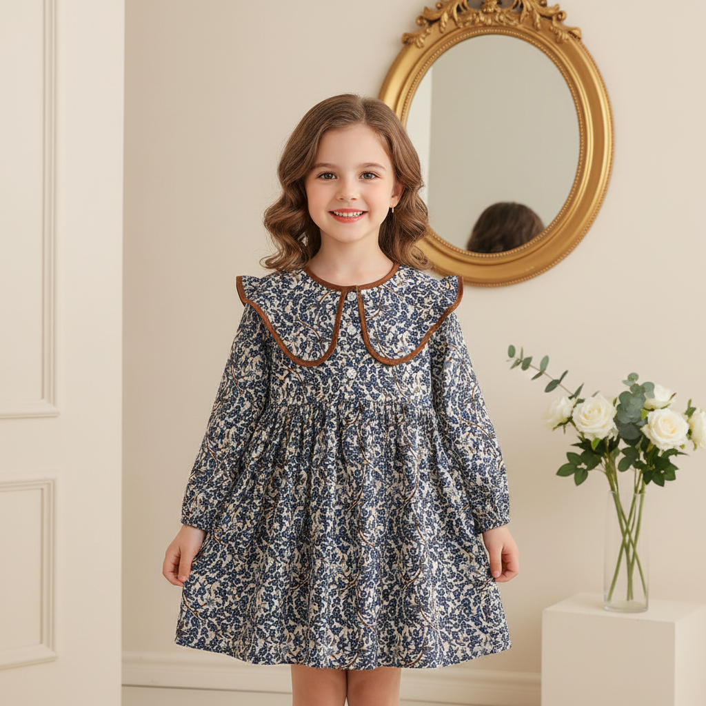 Rochie cu detalii Anaira Albastru