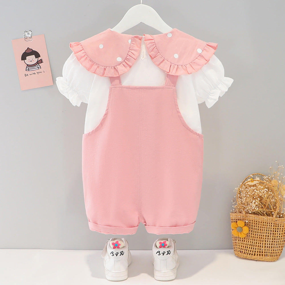 Set din doua piese Baby Carot Roz