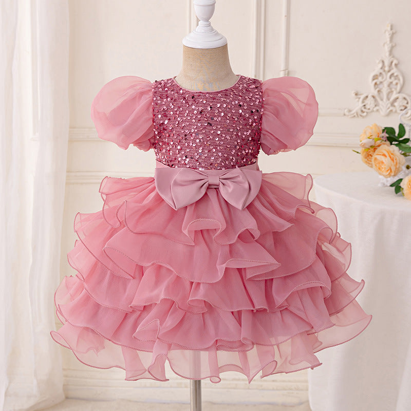 Rochie cu paiete Remrea Roz