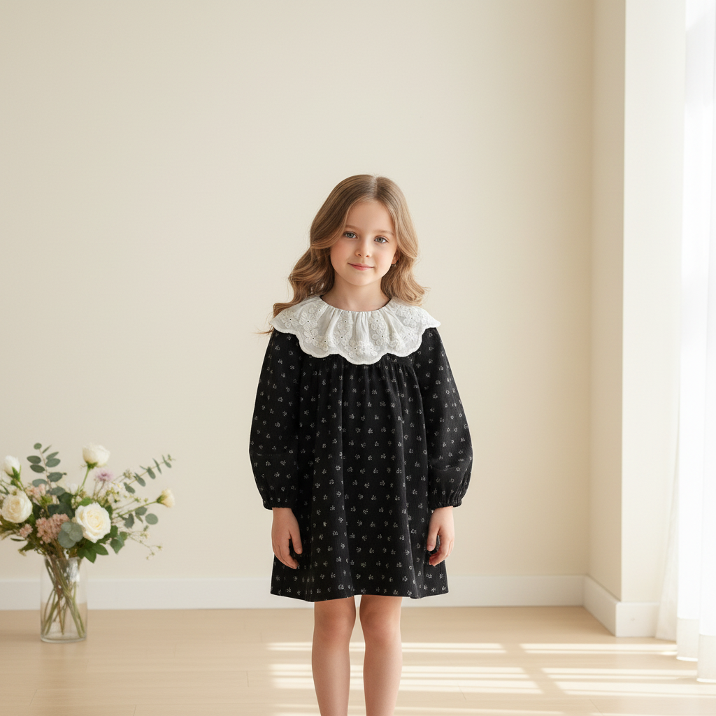 Rochie cu detalii More Negru