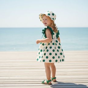 Rochie cu palarie Samera Verde