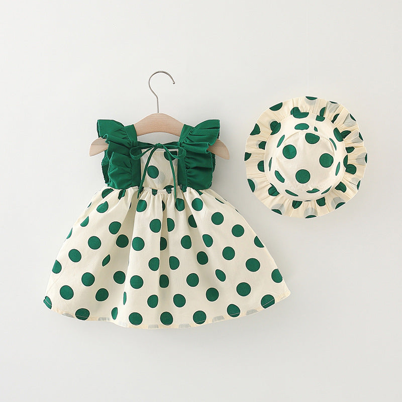 Rochie cu palarie Samera Verde
