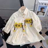 Rochie cu detalii Adah Crem