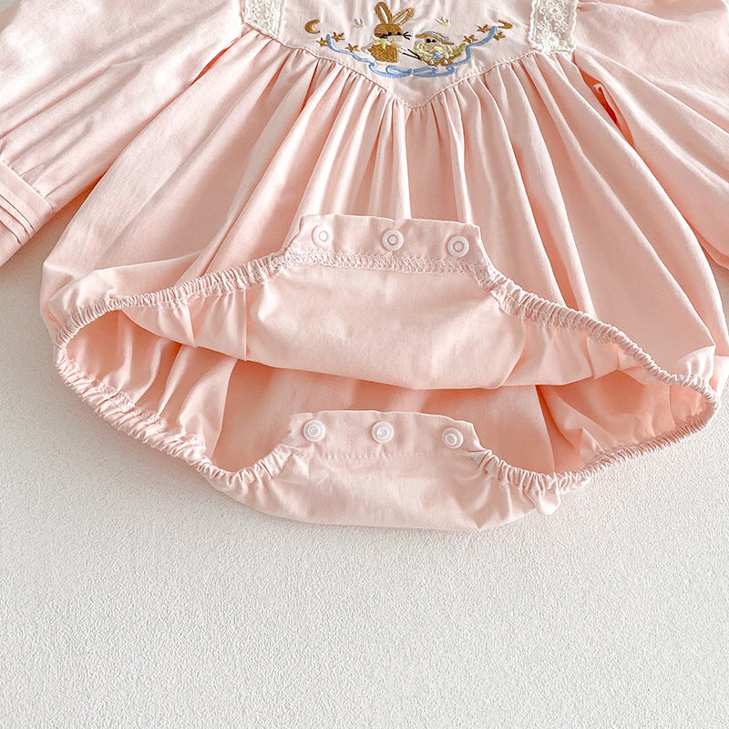 Body cu detalii Drany Roz