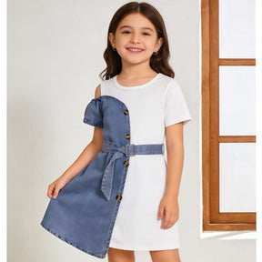 Rochie cu detalii Tenery Alb