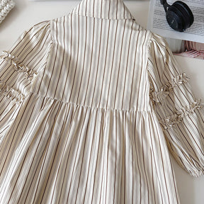 Rochie cu detalii Serty Crem