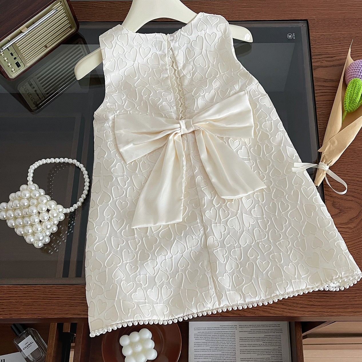 Rochie cu detalii Malsia Crem