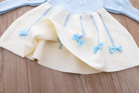 Rochie cu detalii Renasy Albastru