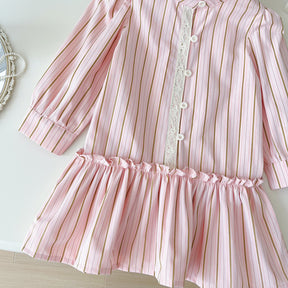 Rochie cu detalii Jasman Roz