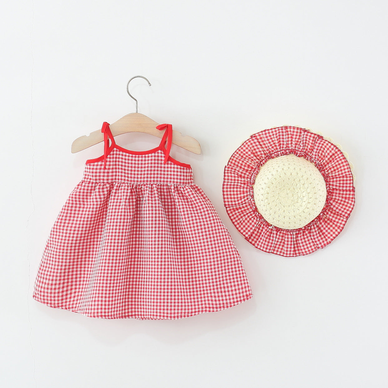Rochie cu palarie Alanery Rosu