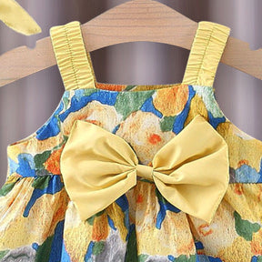 Rochie cu palarie Minavie Galben