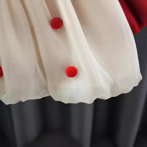 Rochie cu detalii Arnea Rosu